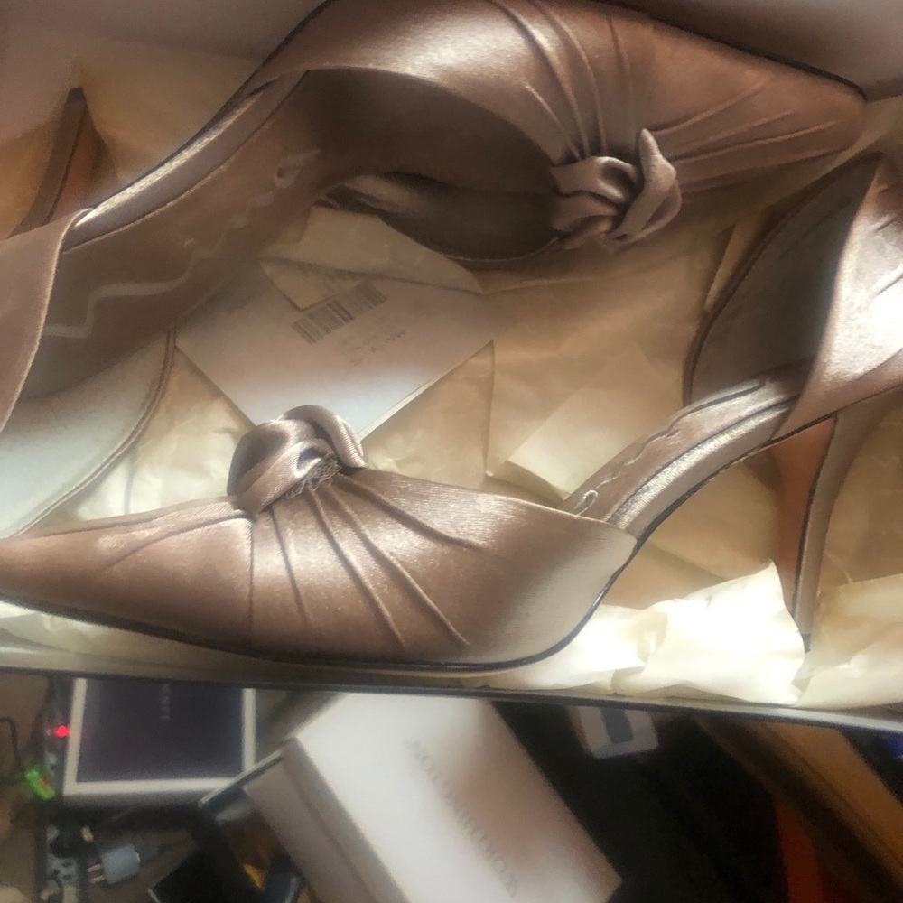 Nina Brand Champagne Shoe 6.5